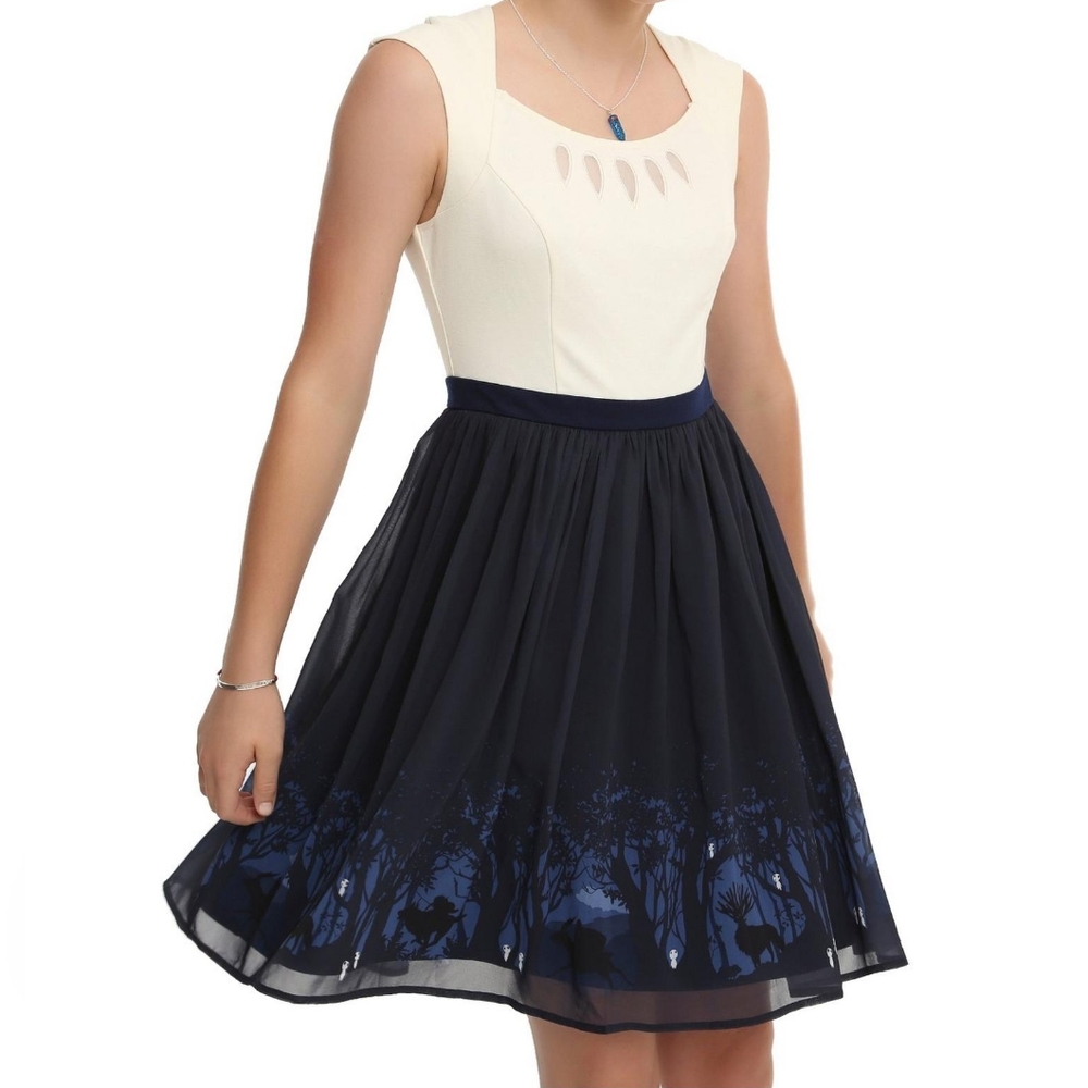 Her Universe Studio Ghibli Princess Mononoke Forest Spirit Border Dress